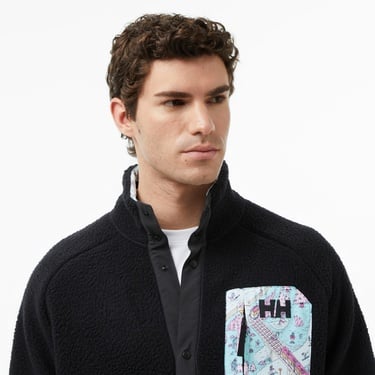  Helly Hansen Panorama Pile Snap Erkek Siyah Ceket