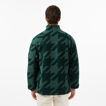  Helly Hansen Panorama Printed Pile Snap Erkek Yeşil Ceket