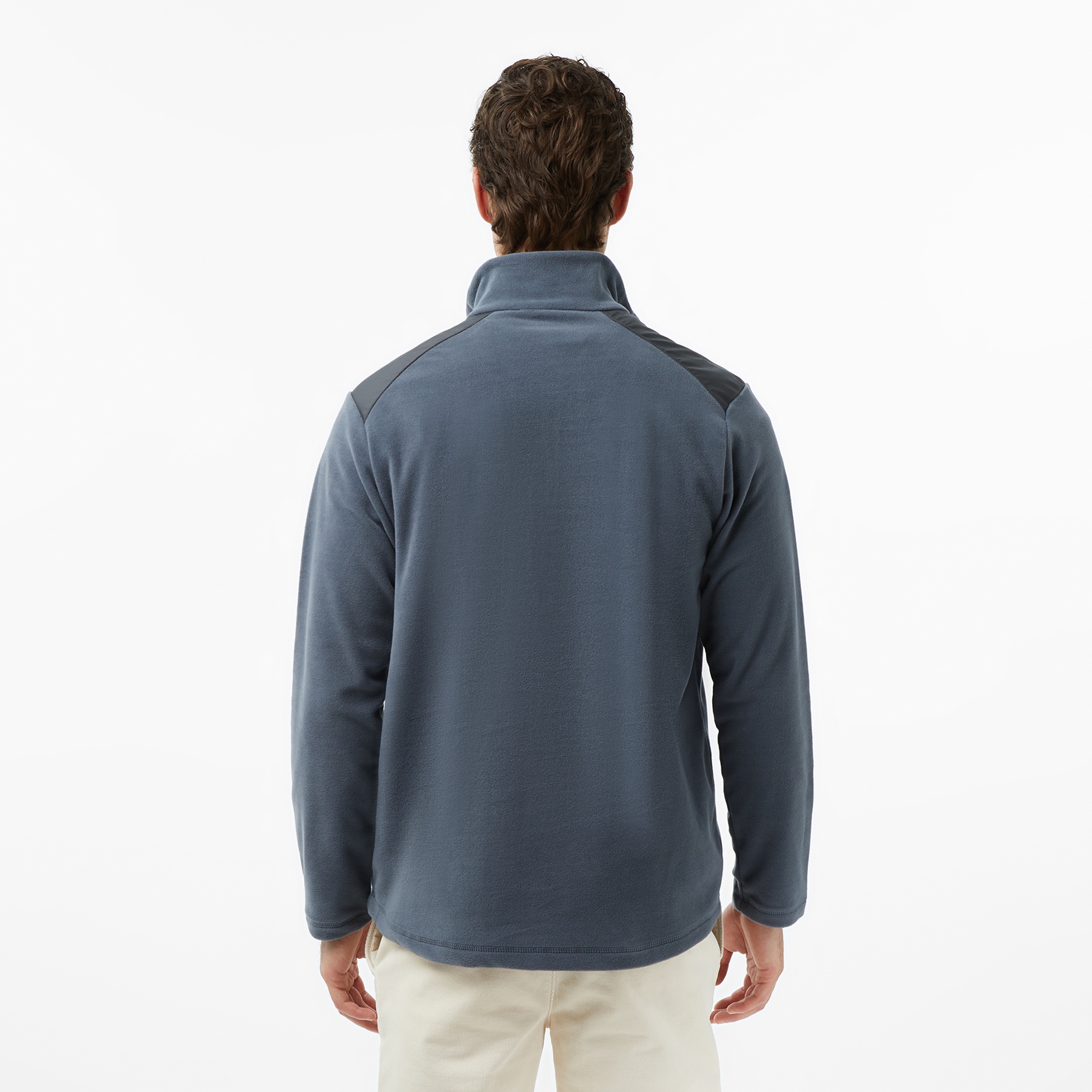 Helly Hansen Block Halfzip Polar Erkek Gri Sweatshirt