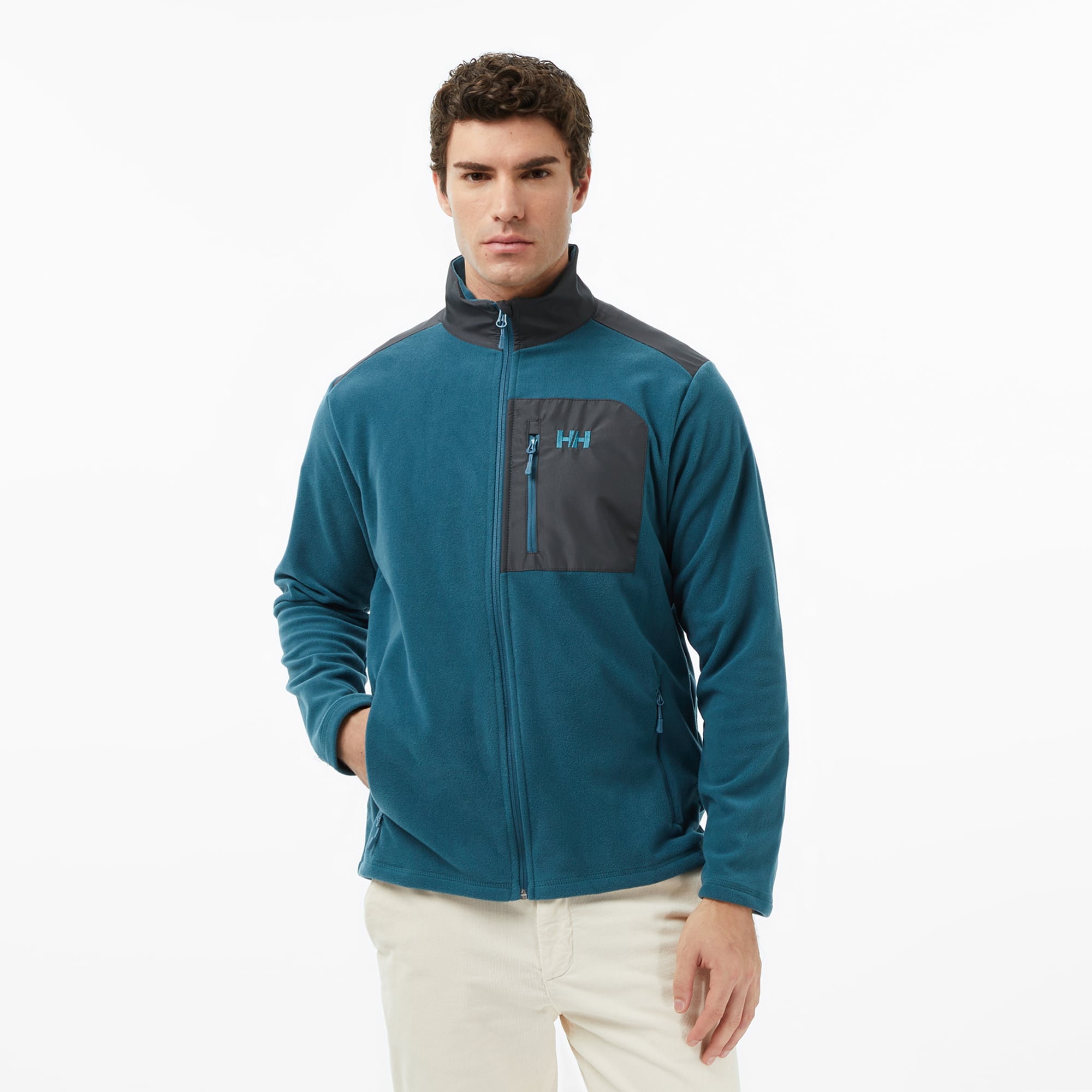  Helly Hansen Block Fullzip Polar Erkek Yeşil Ceket