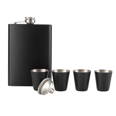  SİYAH MATARA SETİ 9 Oz