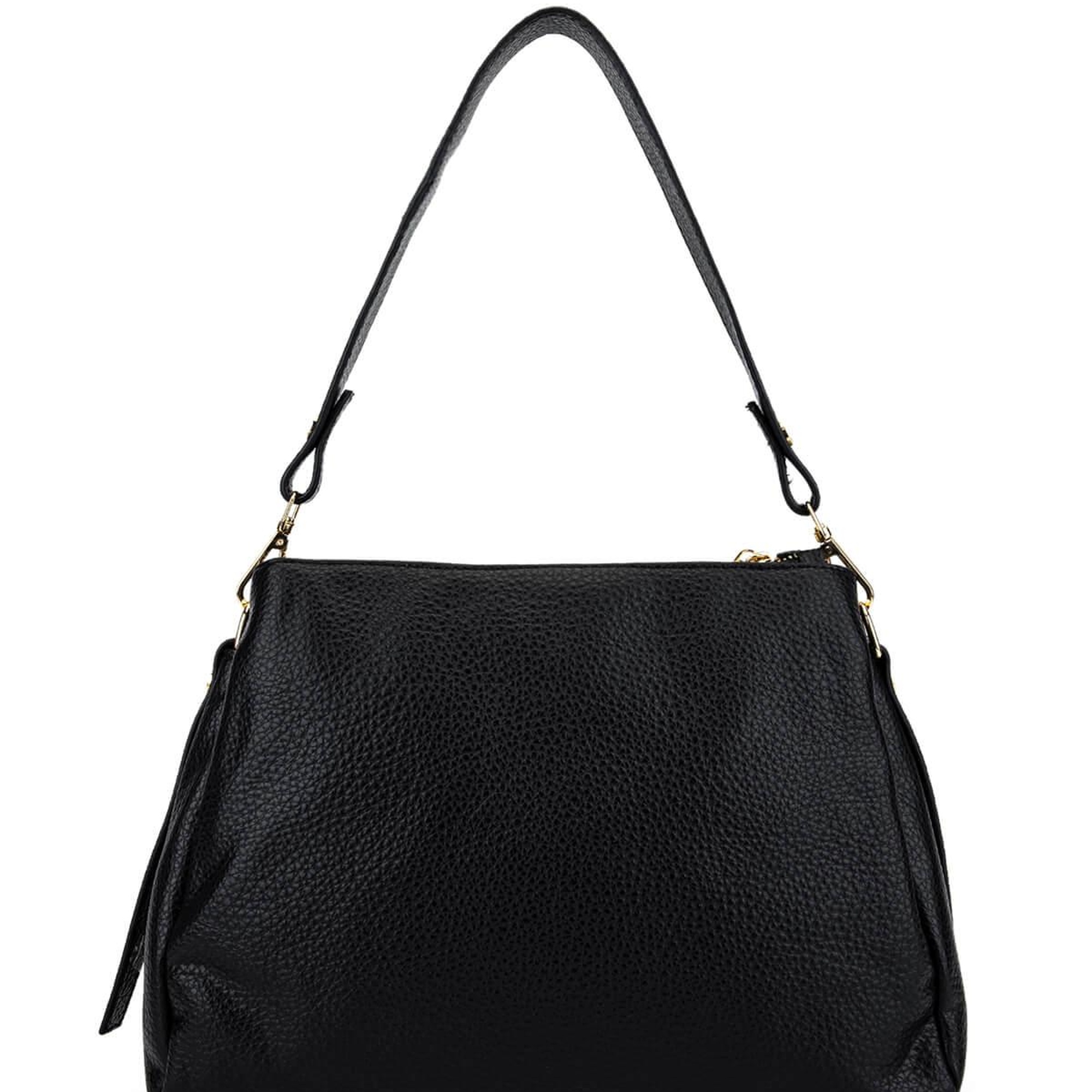 Tamer Tanca Kadın Suni Deri Siyah Floter Kol Çantası