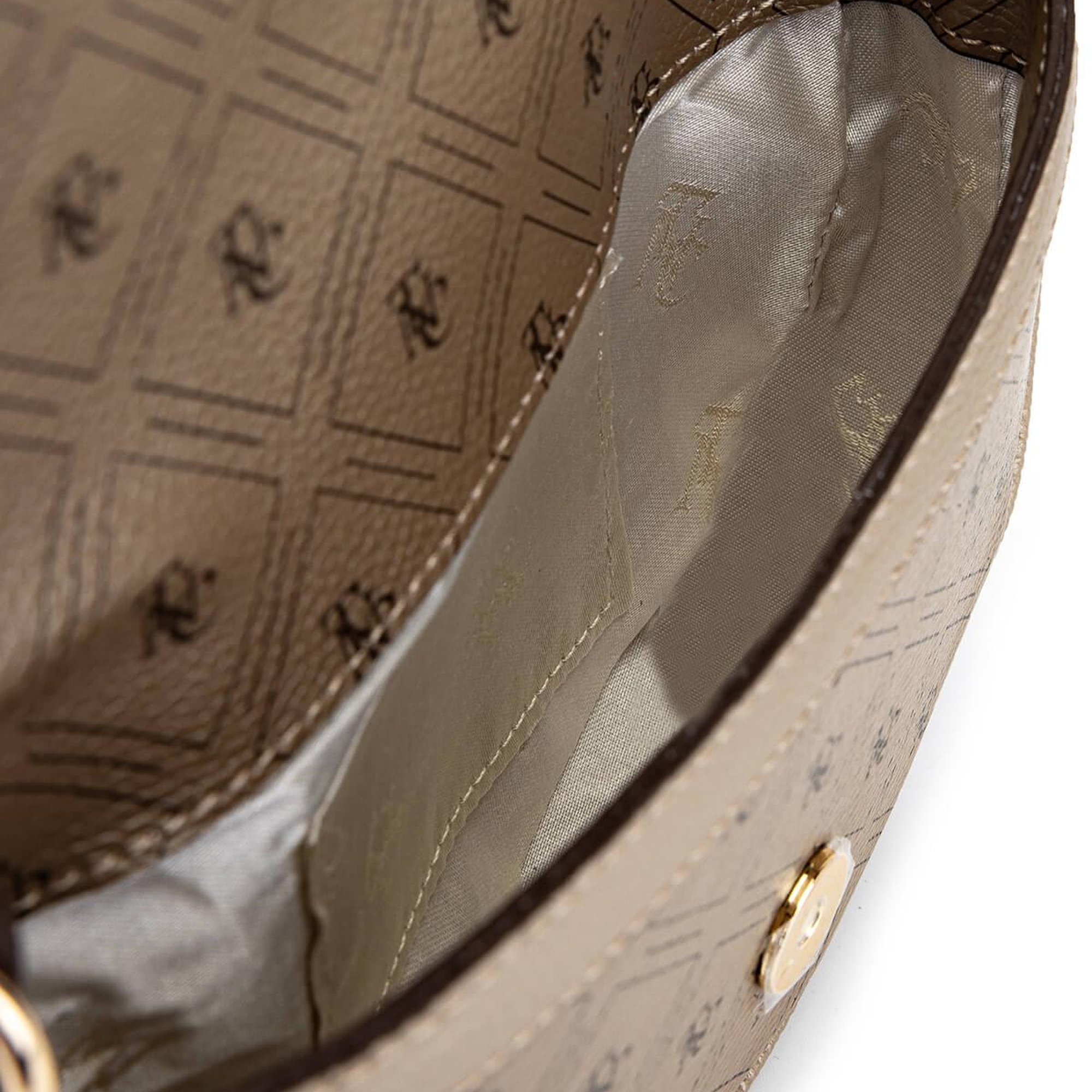 Tamer Tanca Kadın Suni Deri Altın Desen Postacı Çanta