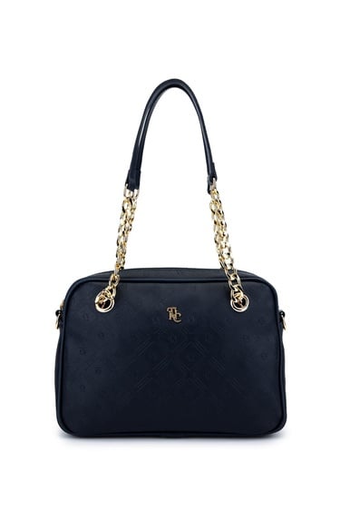  Tamer Tanca Kadın Suni Deri Lacivert Postacı Çanta