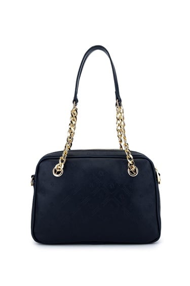  Tamer Tanca Kadın Suni Deri Lacivert Postacı Çanta