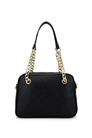  Tamer Tanca Kadın Suni Deri Siyah Postacı Çanta