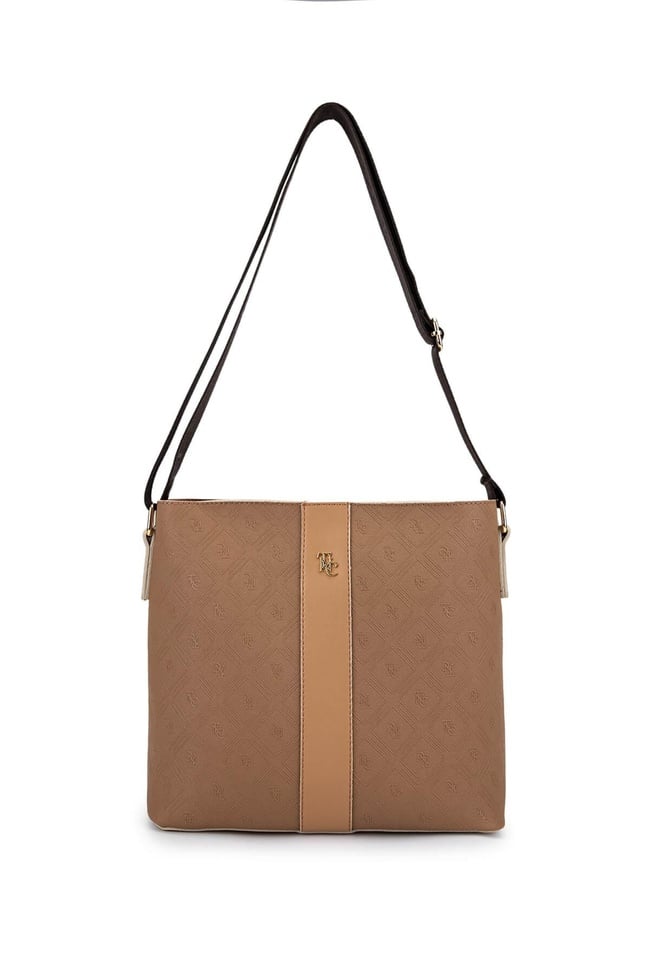  Tamer Tanca Kadın Suni Deri Vizon/Taba Postacı Çanta