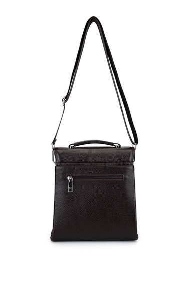  Tamer Tanca Erkek Hakiki Deri Kahverengi Postacı Çanta