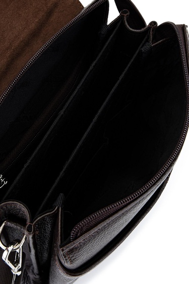  Tamer Tanca Erkek Hakiki Deri Kahverengi Postacı Çanta