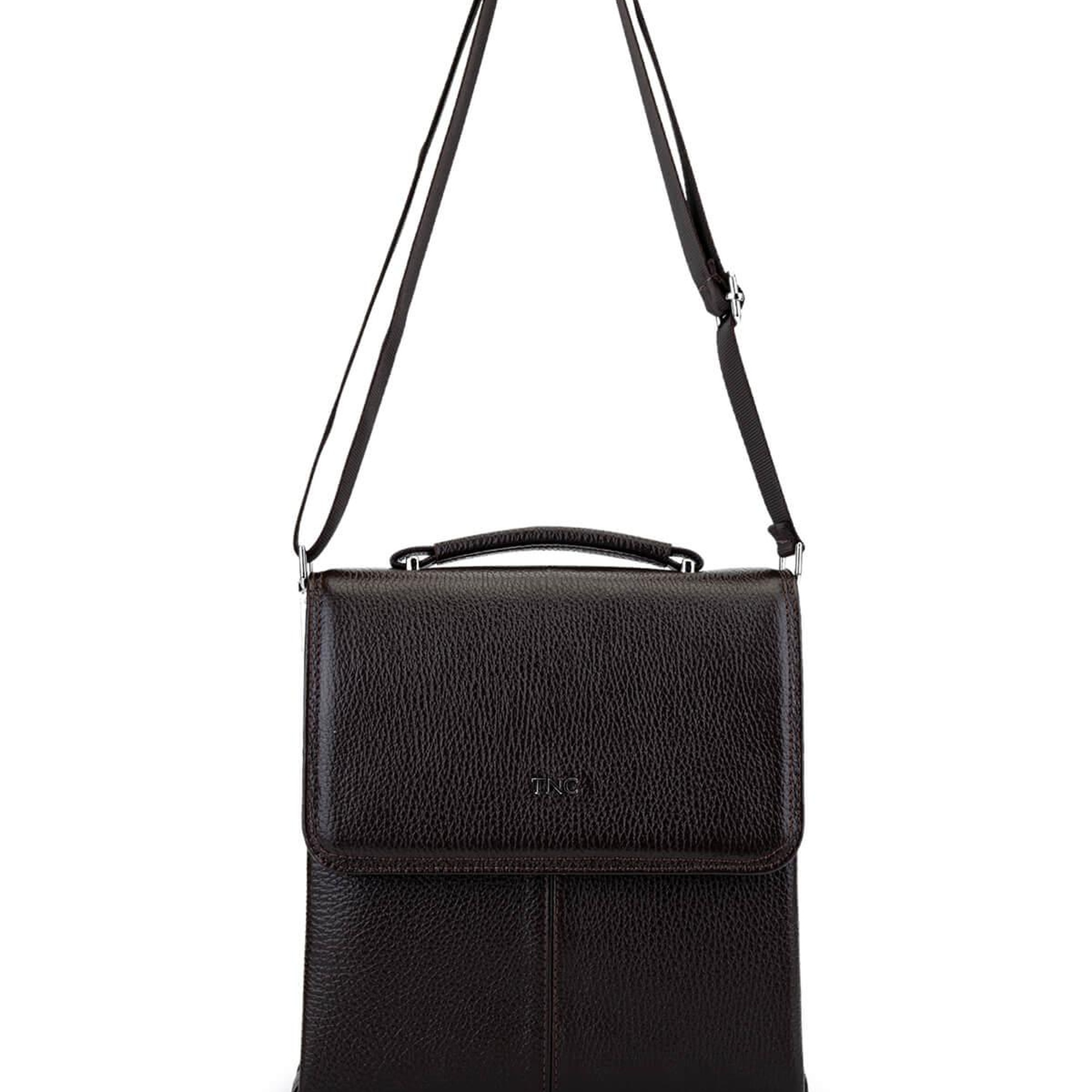 Tamer Tanca Erkek Hakiki Deri Kahverengi Postacı Çanta