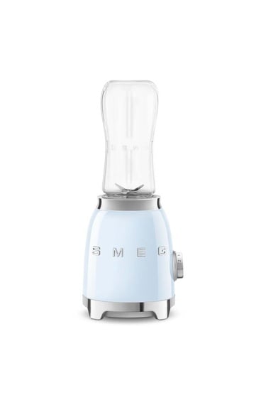  Smeg Smoothie Blender Blue Pbf01pbeu - Double Bottle