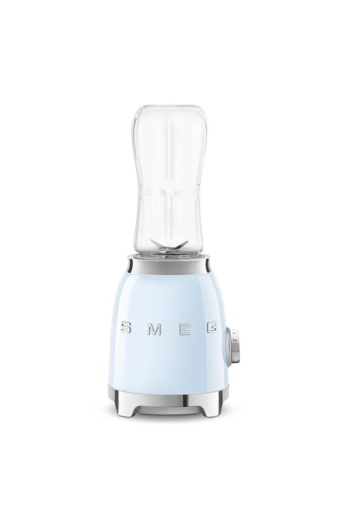  Smeg Smoothie Blender Blue Pbf01pbeu - Double Bottle