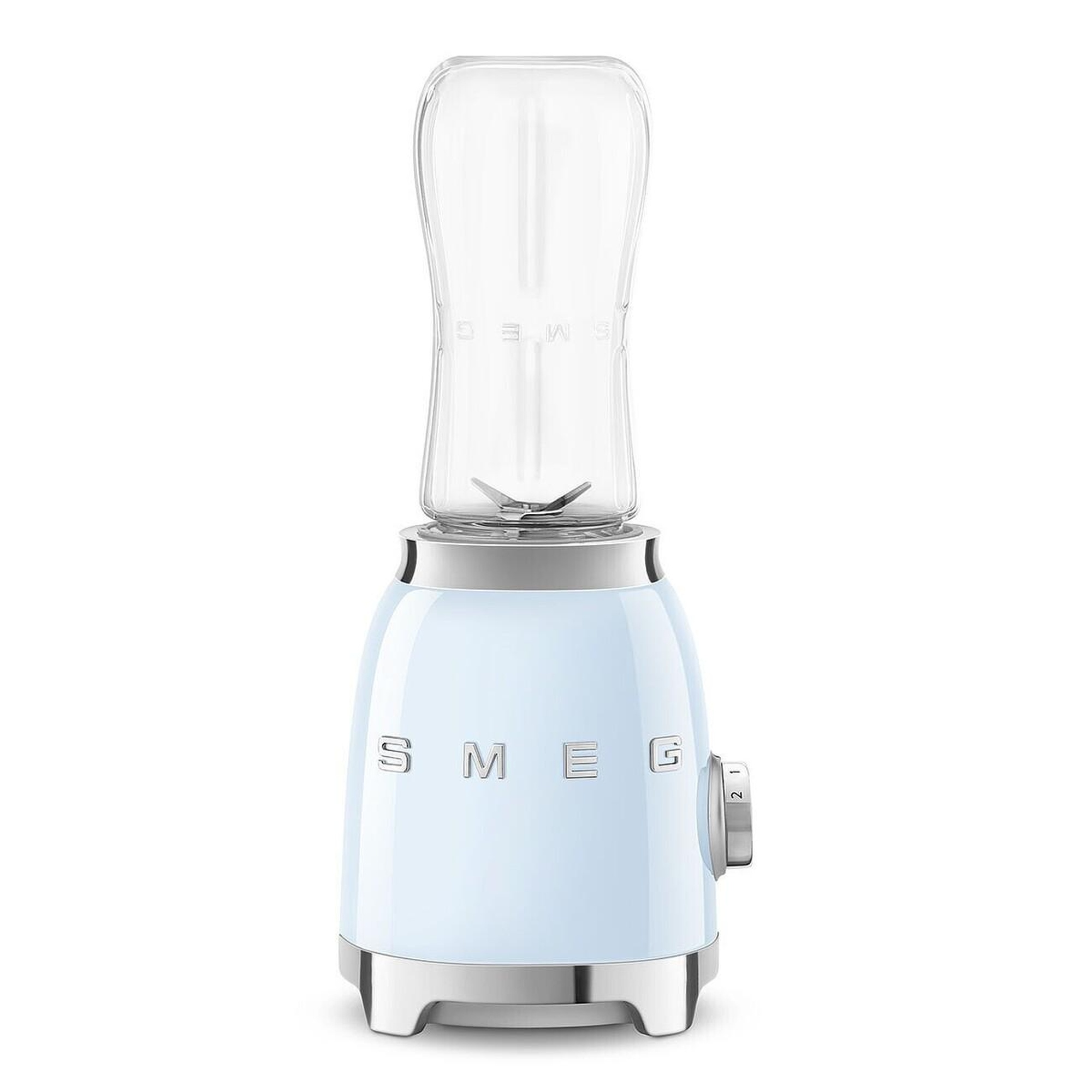 Smeg 50's Style Retro Personal Blender Pastel Mavi - Single Bottle