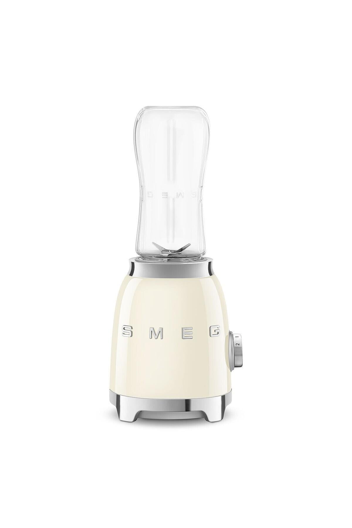  Smeg 50's Style Retro Personal Blender Krem - Single Bottle