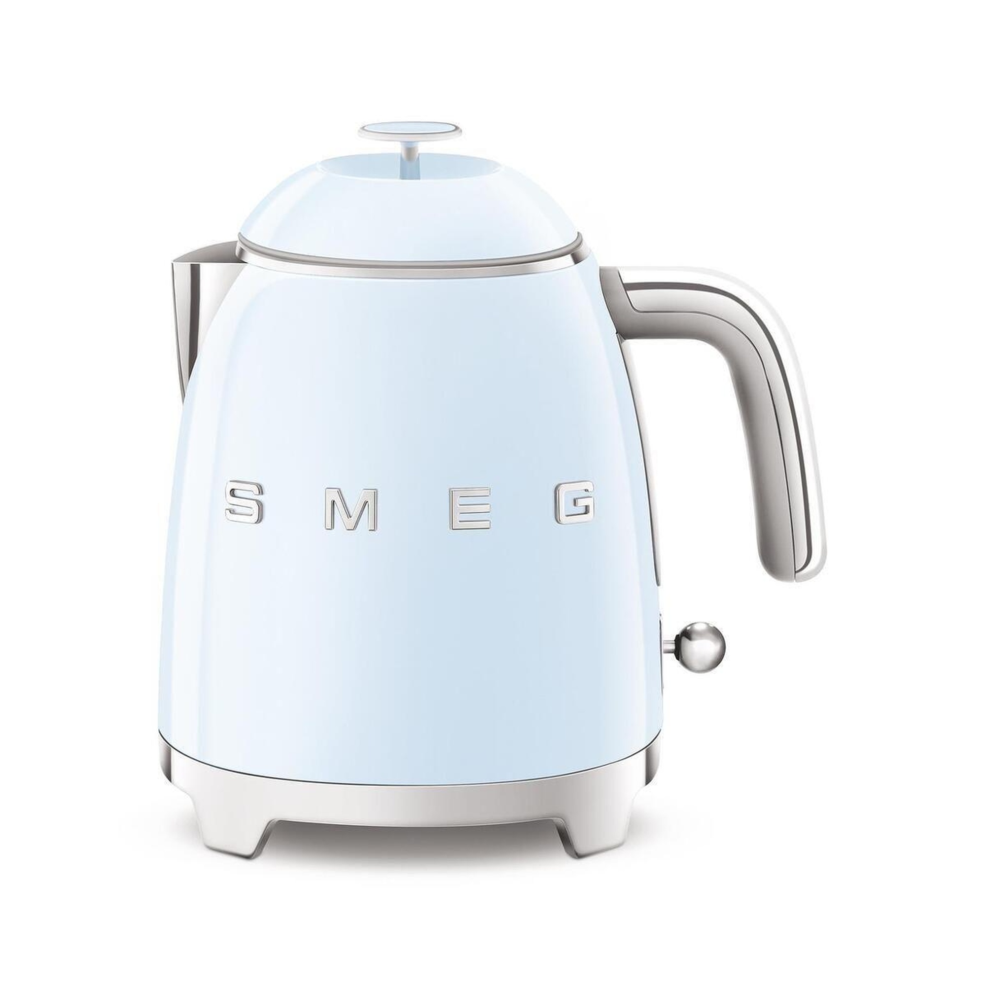 Smeg 50's Style Klf05pbeu Retro 0.8 Lt Mini Kettle Pastel Mavi