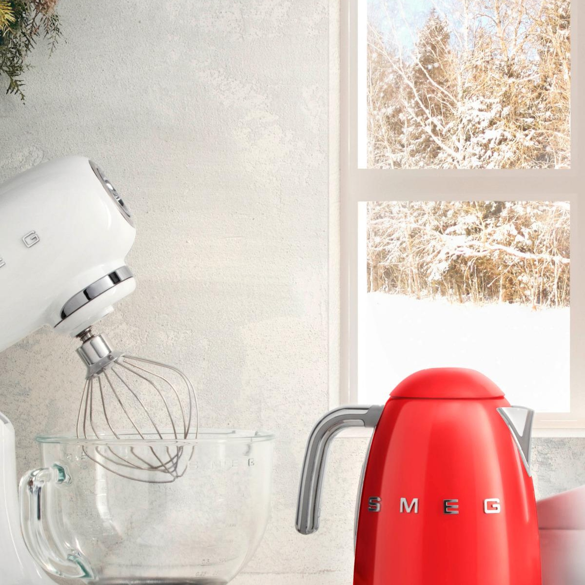 Smeg 50’s Style Kırmızı Retro Kettle Klf04rdeu