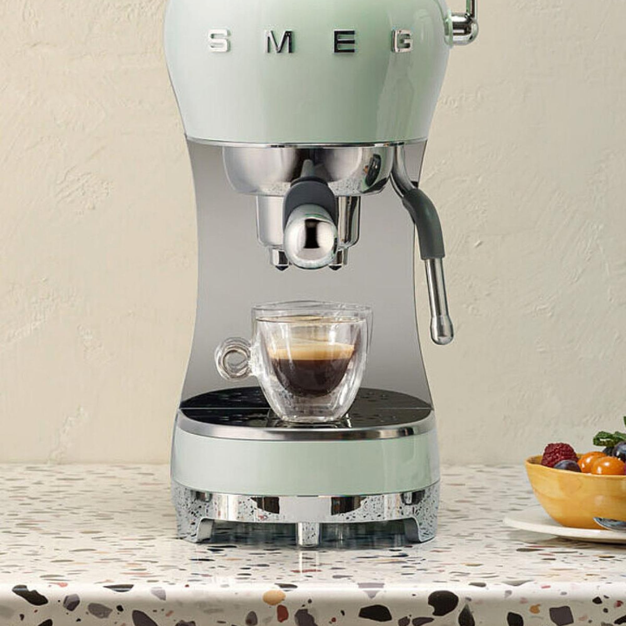 Smeg 50's Style Pastel Yeşil Espresso Kahve Makinesi Ecf02pgeu