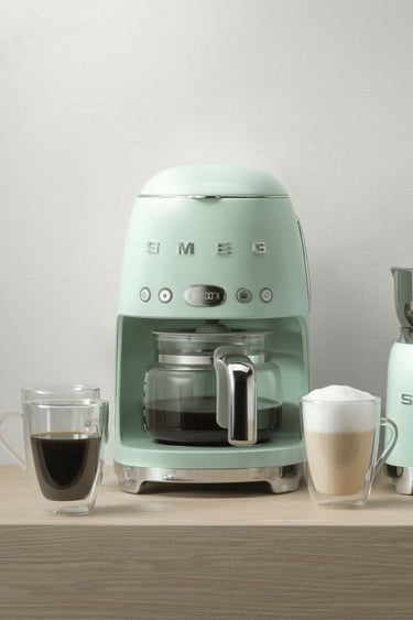  Smeg 50's Style Retro Pastel Yeşil Filtre Kahve Makinesi