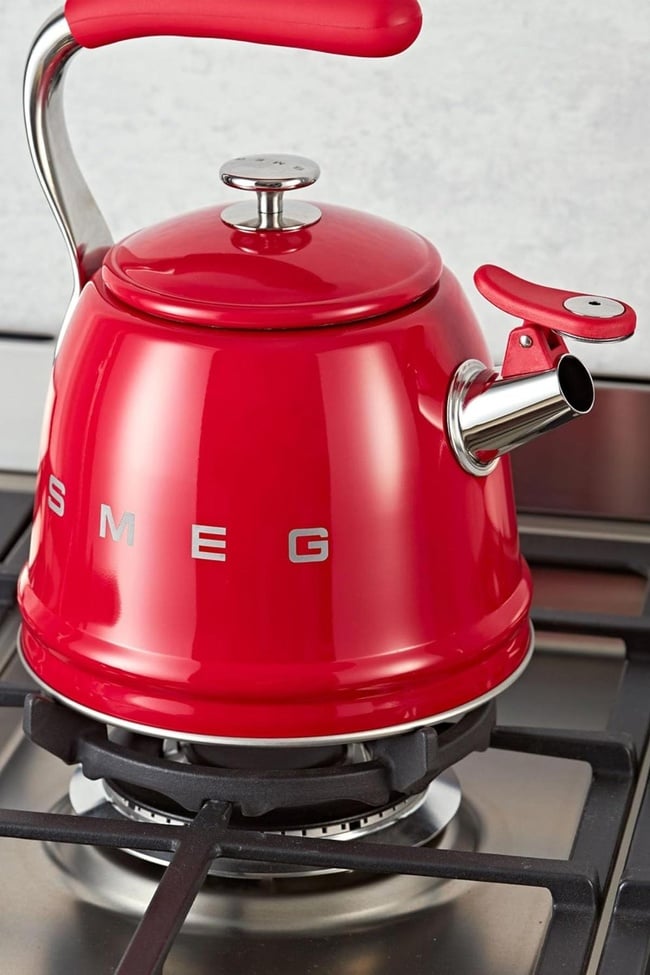  Smeg 50's Style Retro Kırmızı Kettle Cklw2001rd