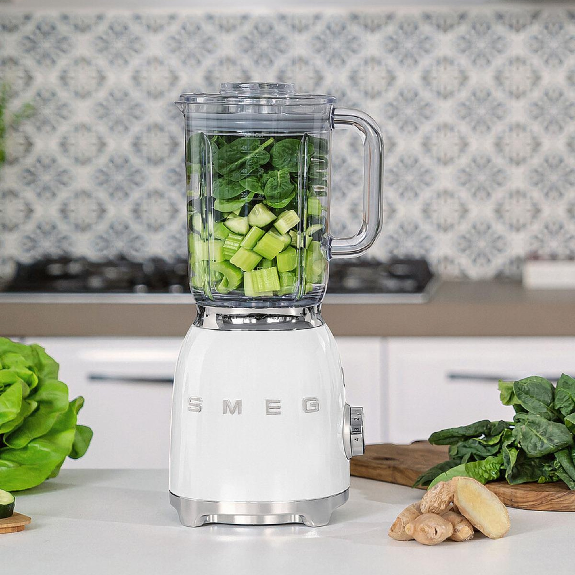 Smeg 50's Style Retro Beyaz Smoothie Blender Blf03wheu