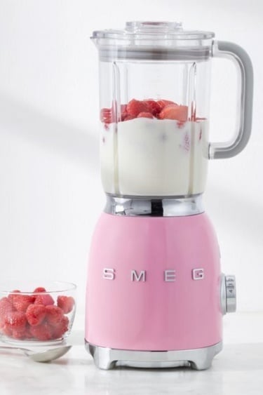  Smeg 50's Style Retro Standart Smootıe Blender Pembe