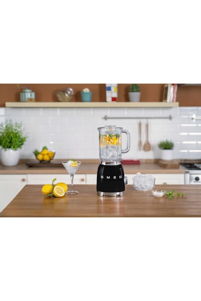  Smeg 50's Style Retro Siyah Smoothie Blender Blf03bleu
