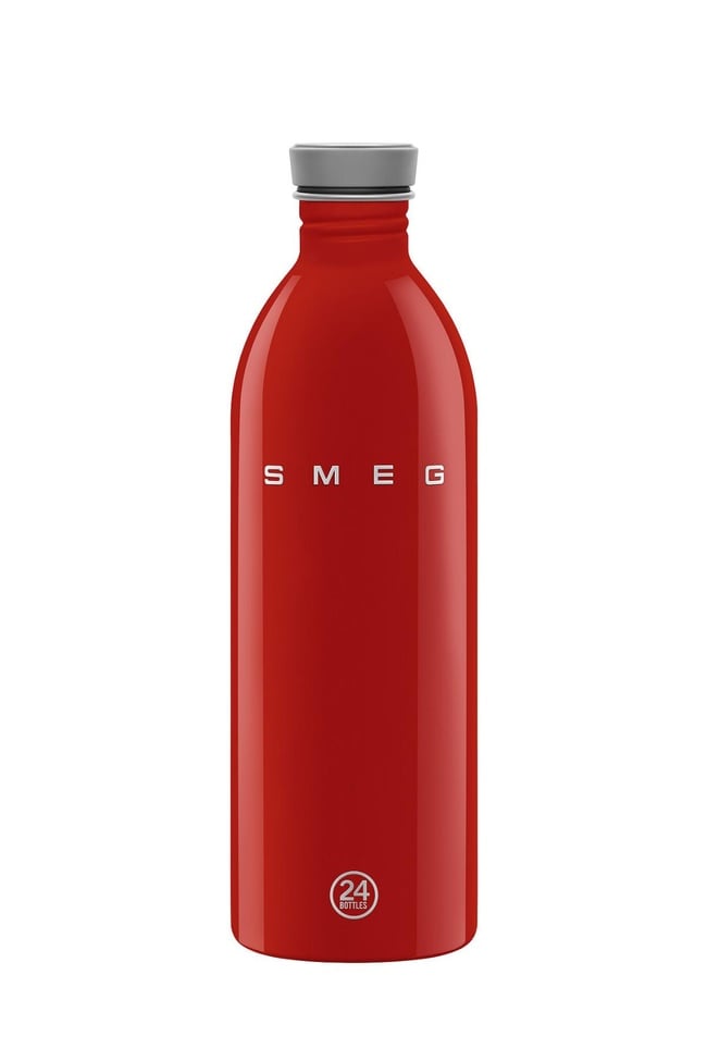  Smeg x 24Bottles Urban Bottle Kırmızı Termos 1L
