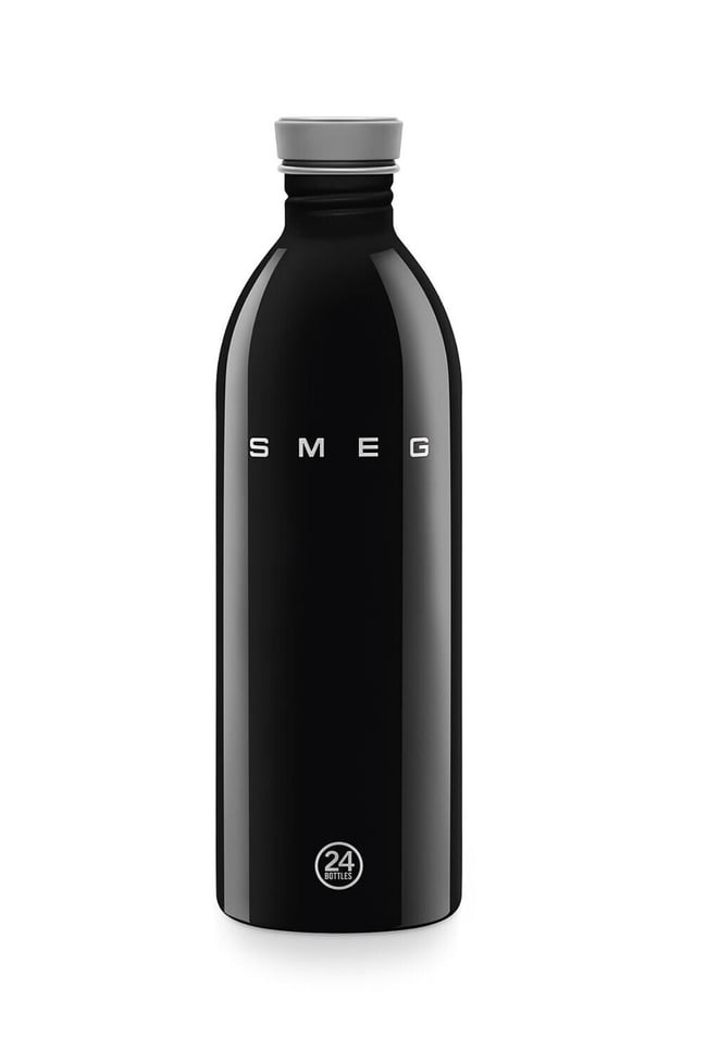  Smeg x 24Bottles Urban Bottle Siyah Termos 1L