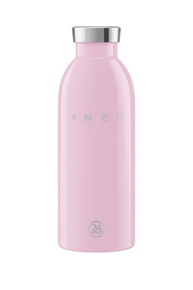 Smeg x 24Bottles Clima Bottle PembeTermos 500 ML