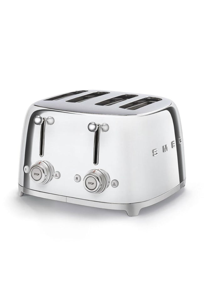  Smeg Tsf03sseu Krom/çelik Ekmek Kızartma 4 Slot