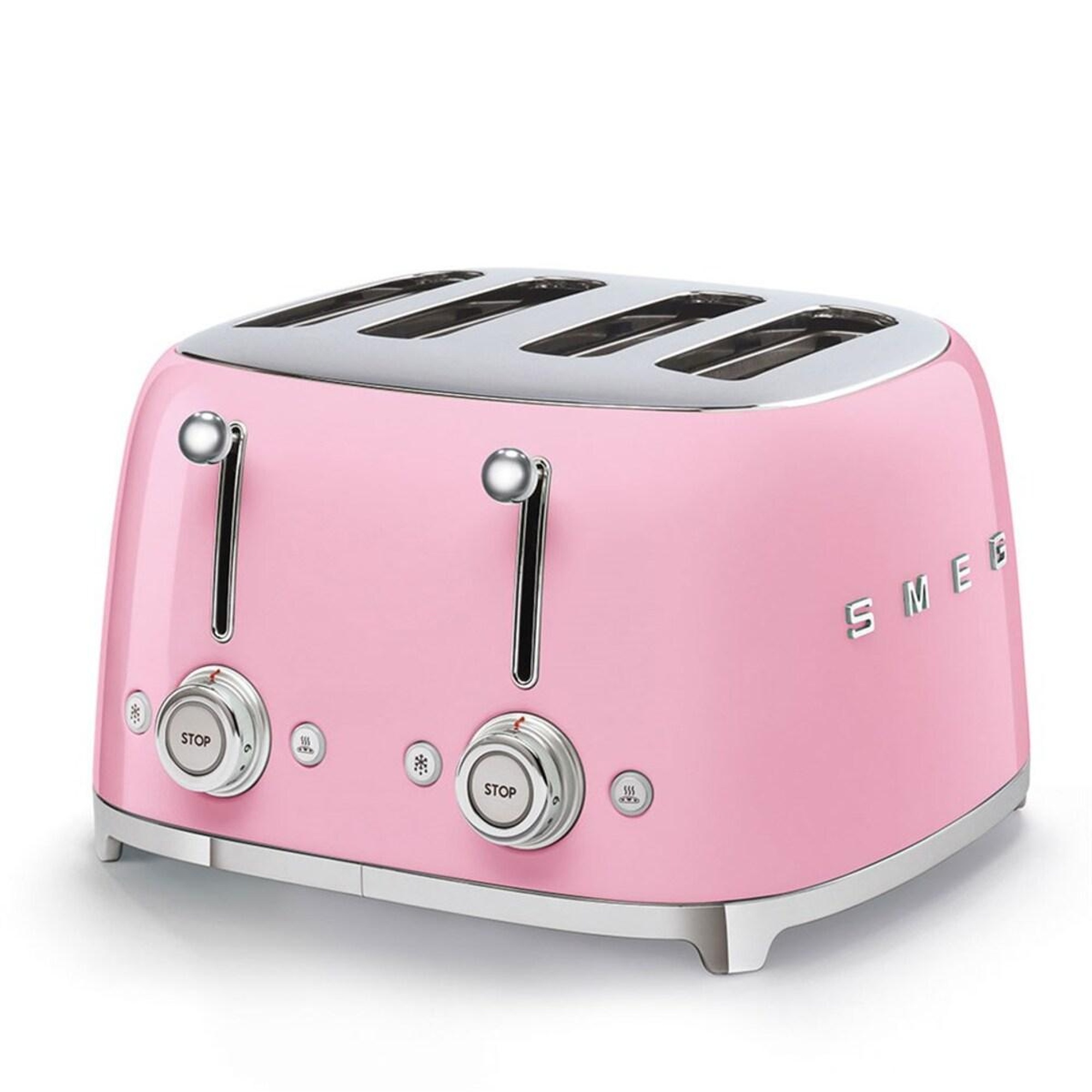 Smeg Tsf03pkeu Pembe Ekmek Kızartma 4 Slot