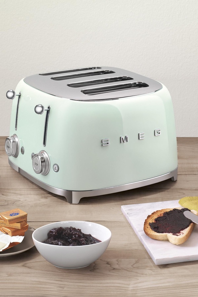  Smeg Tsf03pgeu Pastel Yeşil Ekmek Kızartma 4 Slot