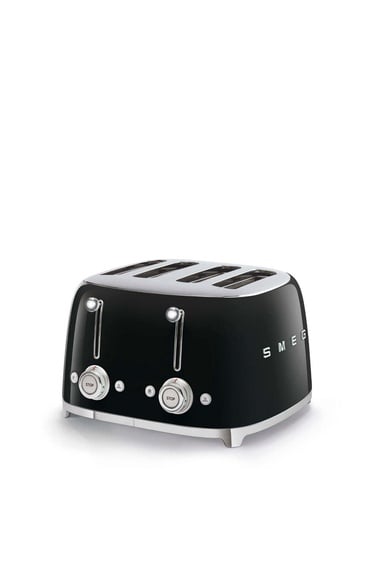  Smeg 1x4 Ekmek Kızartma Makinesi Black Tsf03bleu