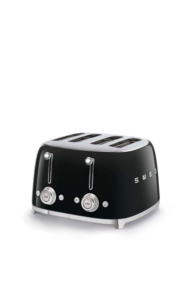  Smeg 1x4 Ekmek Kızartma Makinesi Black Tsf03bleu