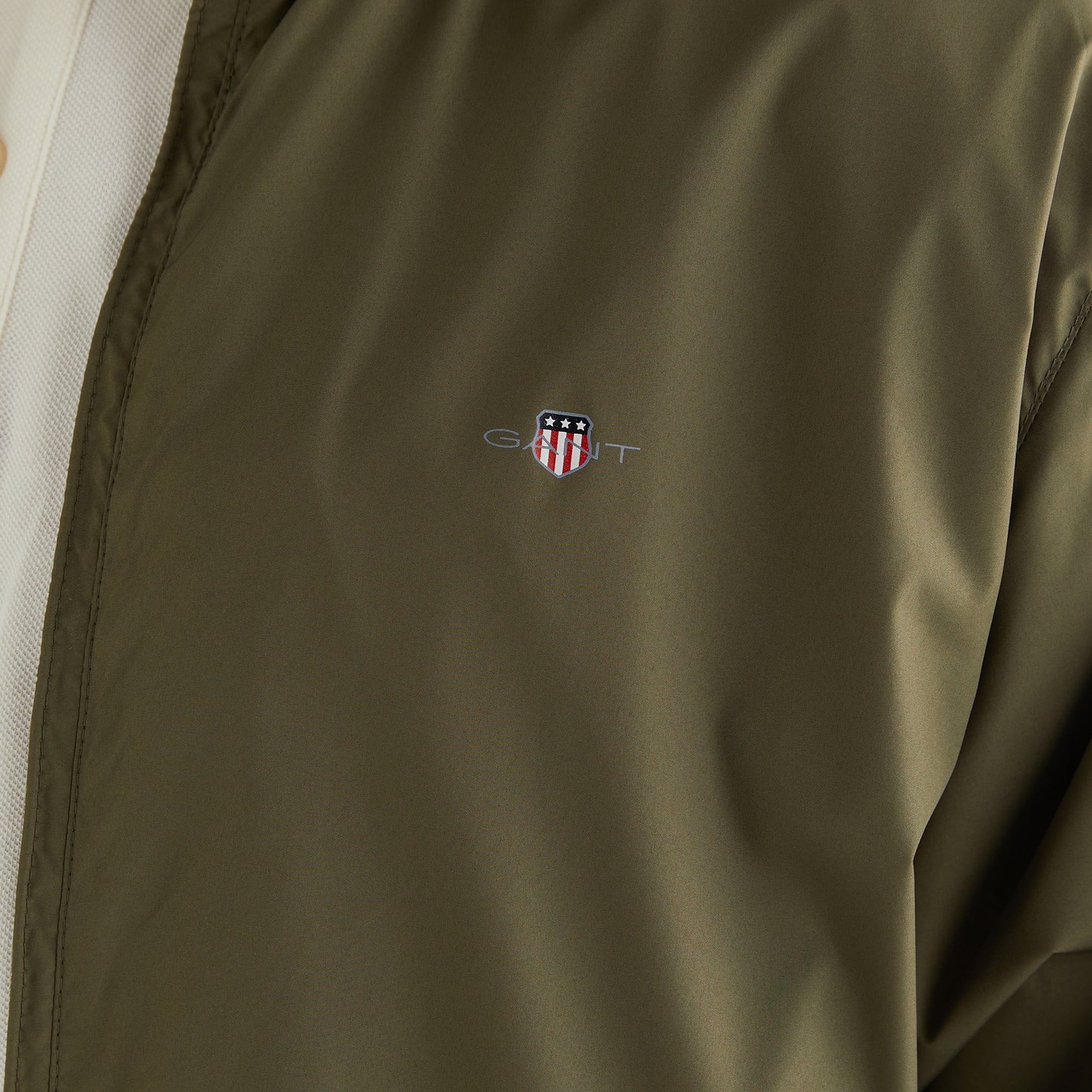 GANT Erkek Yeşil Regular Fit Kapüşonlu Rüzgarlık