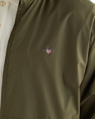  GANT Erkek Yeşil Regular Fit Kapüşonlu Rüzgarlık