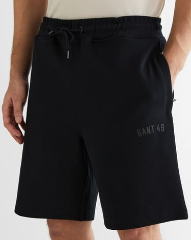  GANT Erkek Siyah Regular Fit Logolu Şort