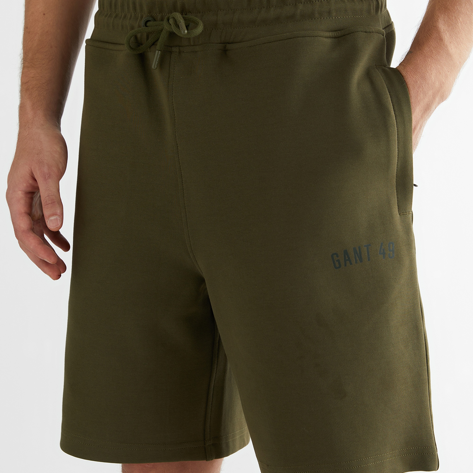 GANT Erkek Yeşil Regular Fit Logolu Şort