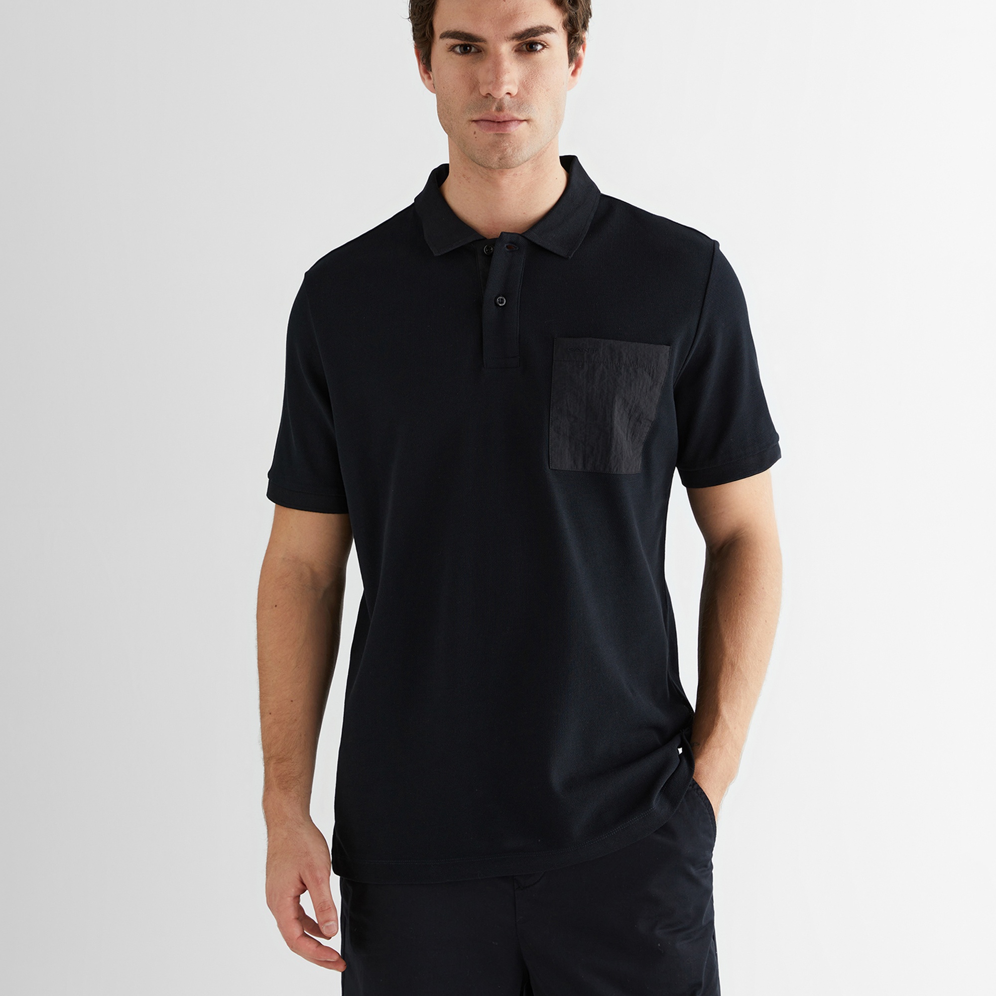 GANT Erkek Siyah Polo