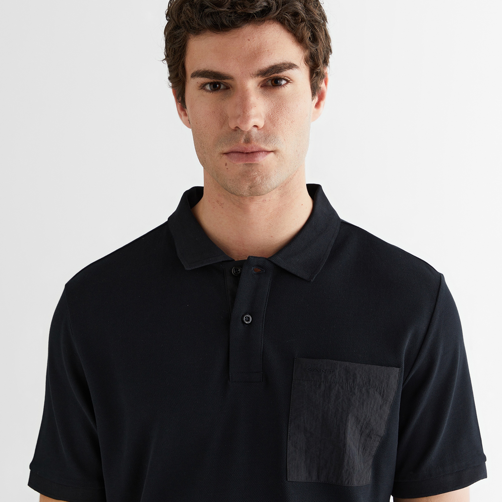 GANT Erkek Siyah Polo