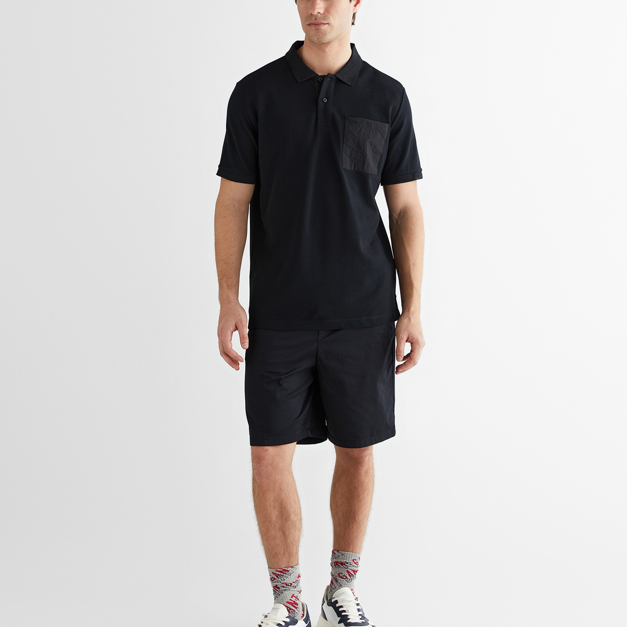 GANT Erkek Siyah Polo