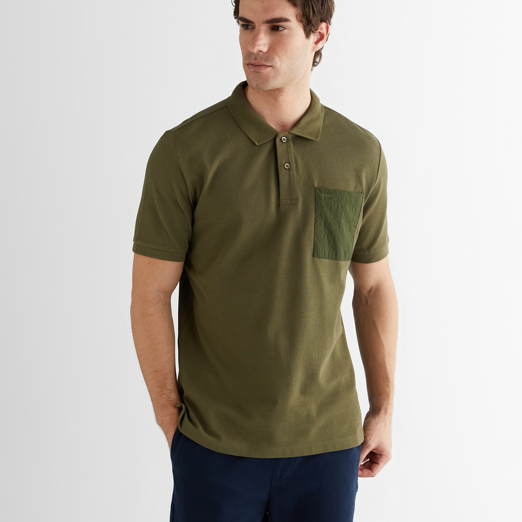 GANT Erkek Yeşil Polo