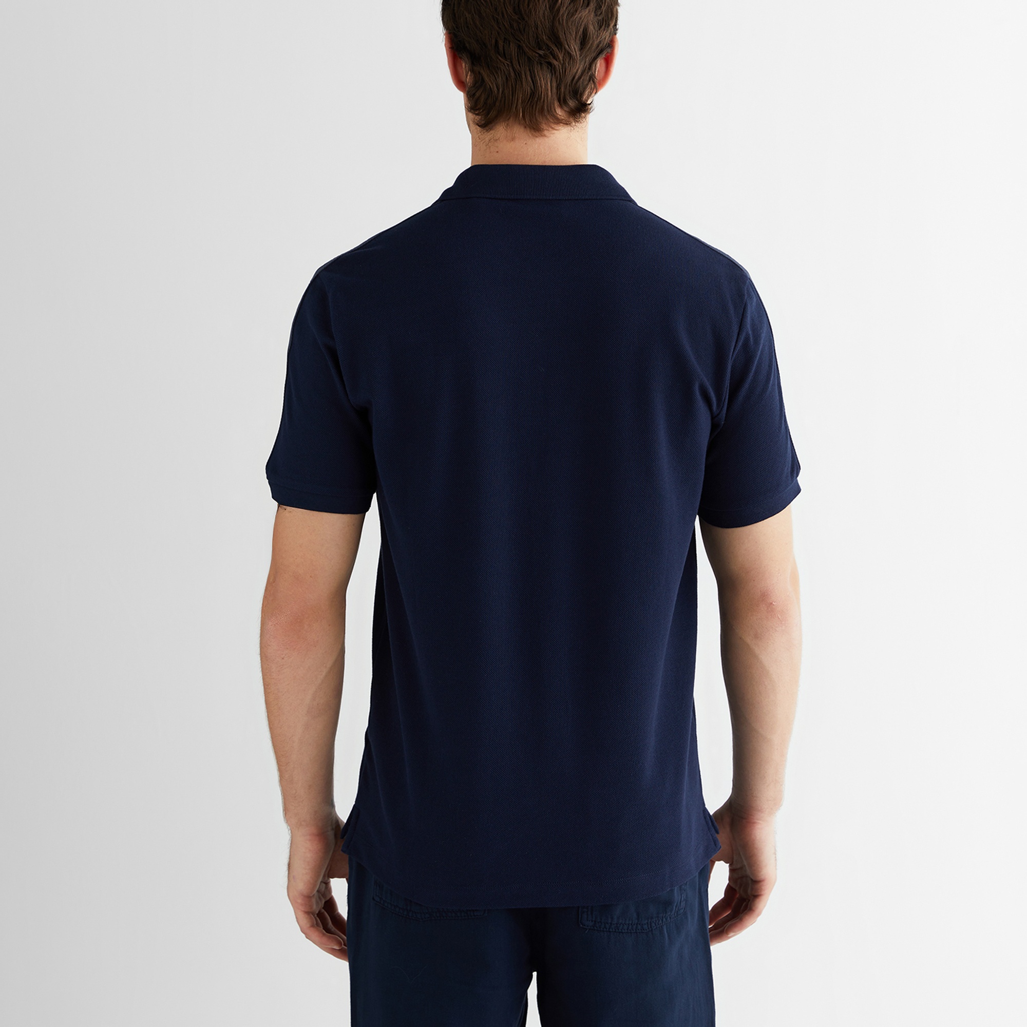 GANT Erkek Lacivert Regular Fit Logolu Polo