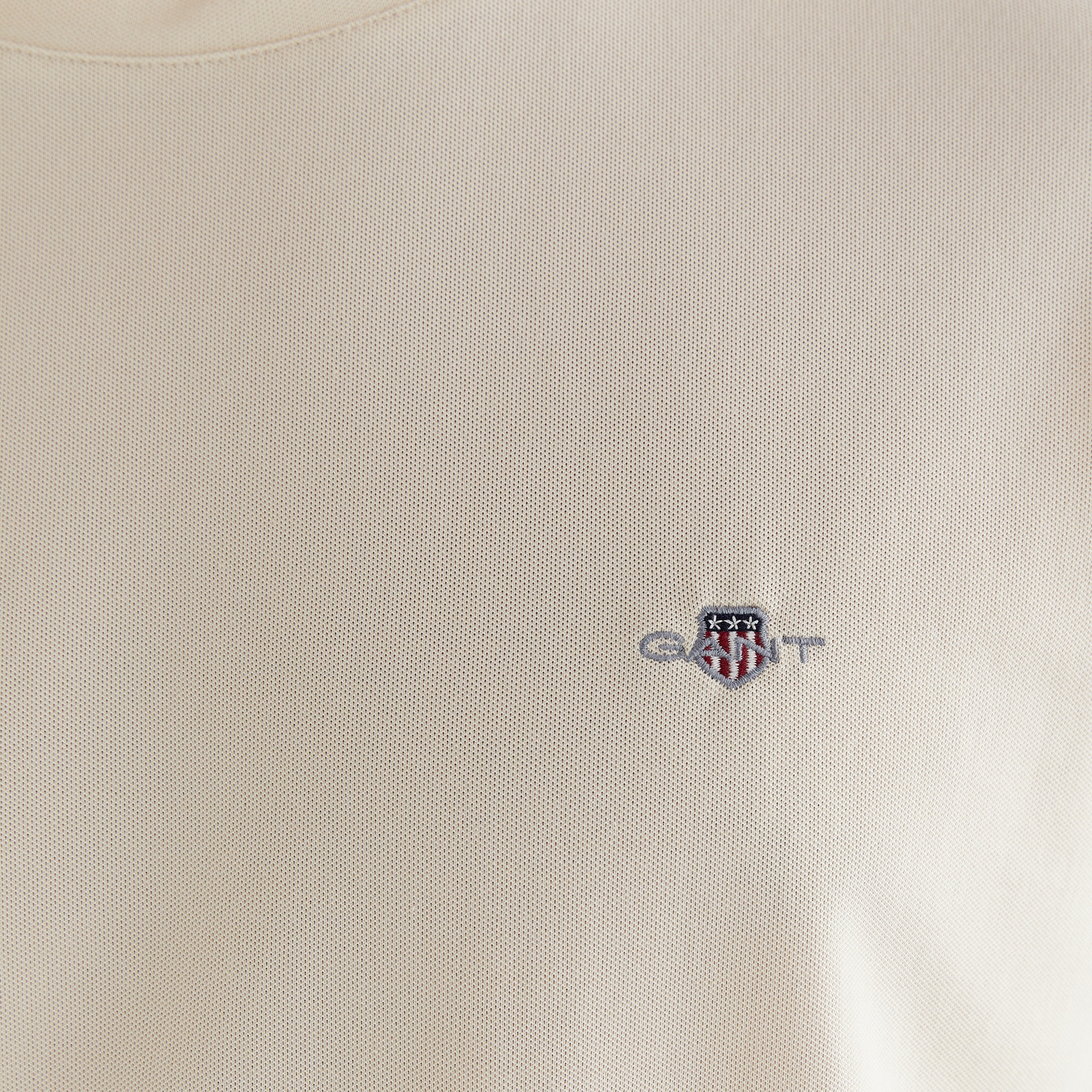 GANT Erkek Bej Regular Fit Bisiklet Yaka T-Shirt