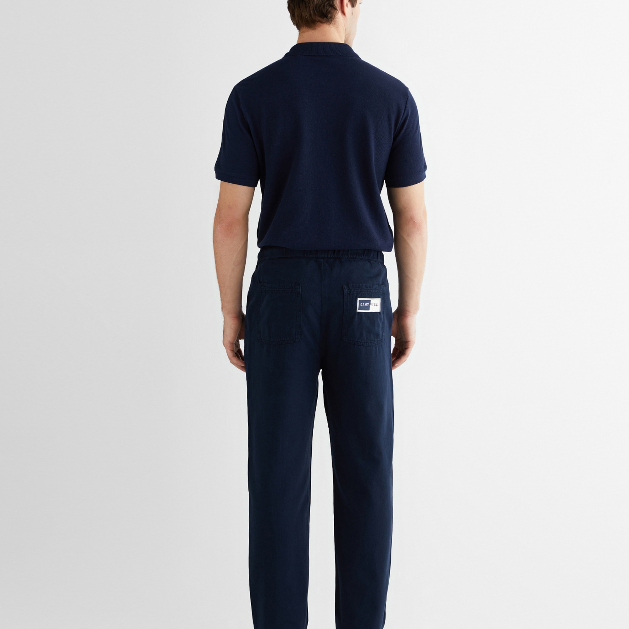 GANT Erkek Lacivert Standart Fit Pantolon