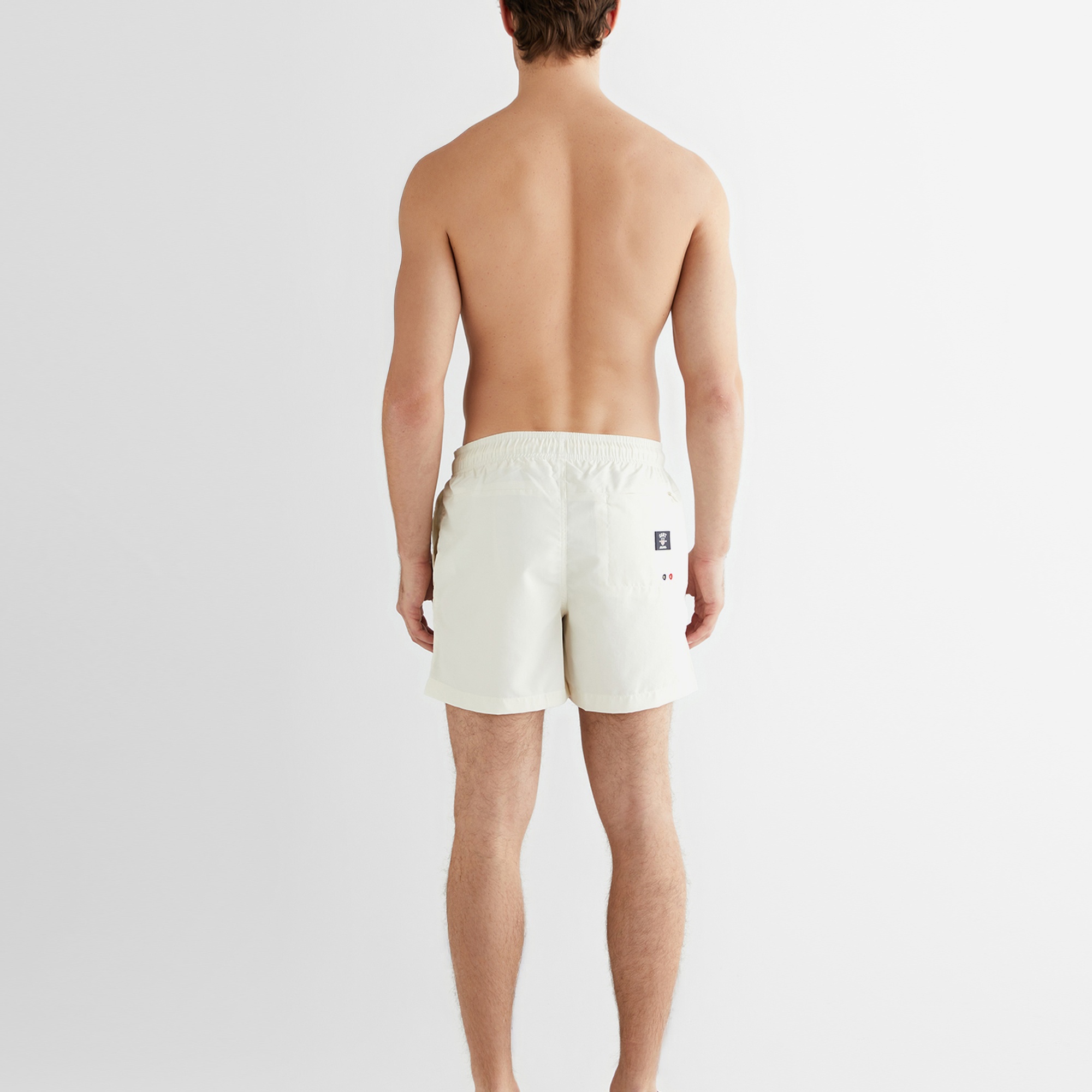 GANT Erkek Krem Regular Fit Logolu Mayo Şort