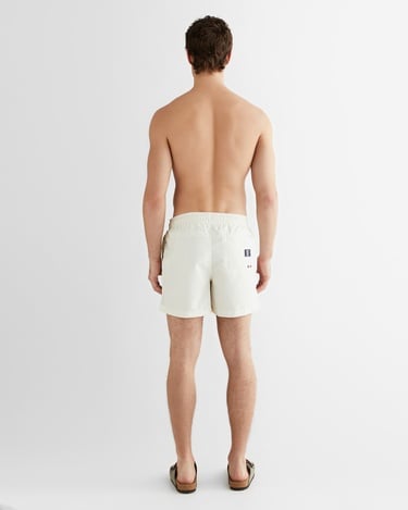  GANT Erkek Krem Regular Fit Logolu Mayo Şort