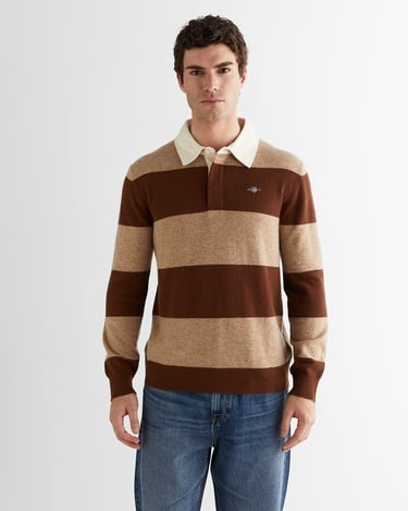  GANT Erkek Bej Regular Fit Polo Yaka Triko