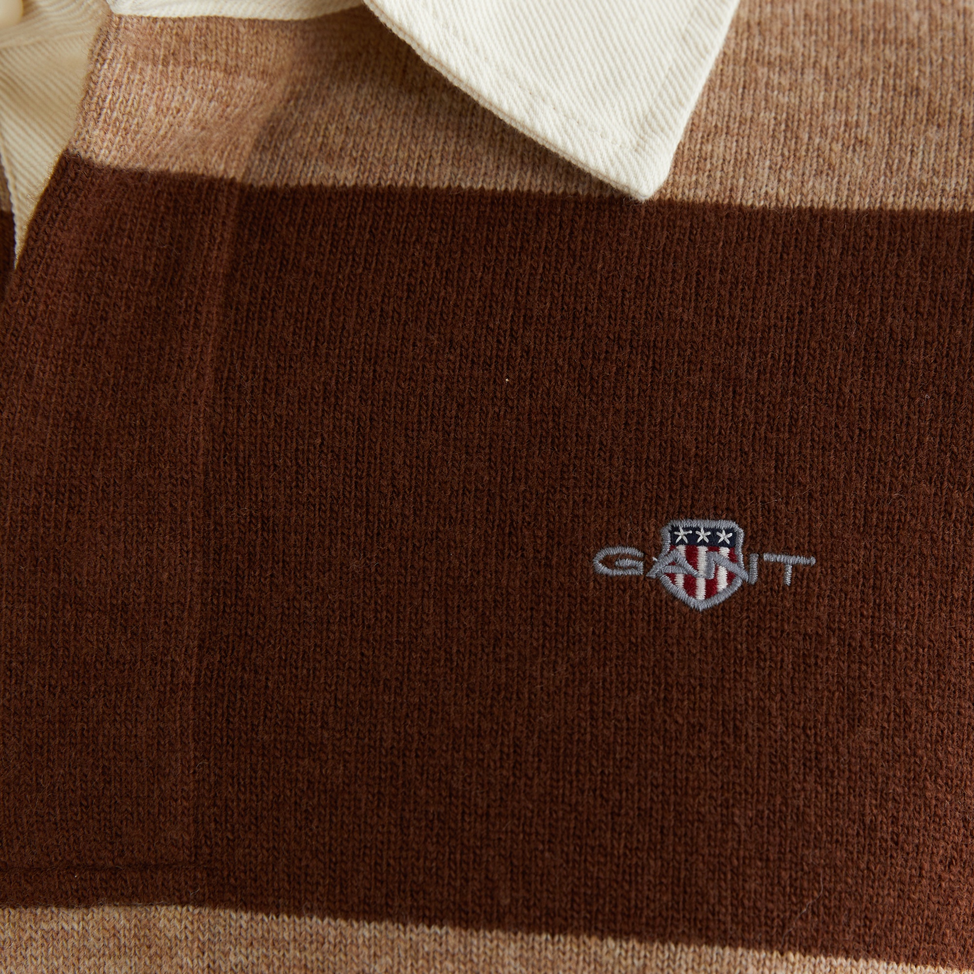 GANT Erkek Bej Regular Fit Polo Yaka Triko