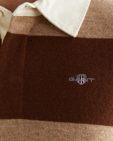  GANT Erkek Bej Regular Fit Polo Yaka Triko